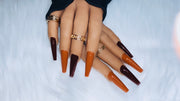 Fall Brown Press on Nails|NailzFirst